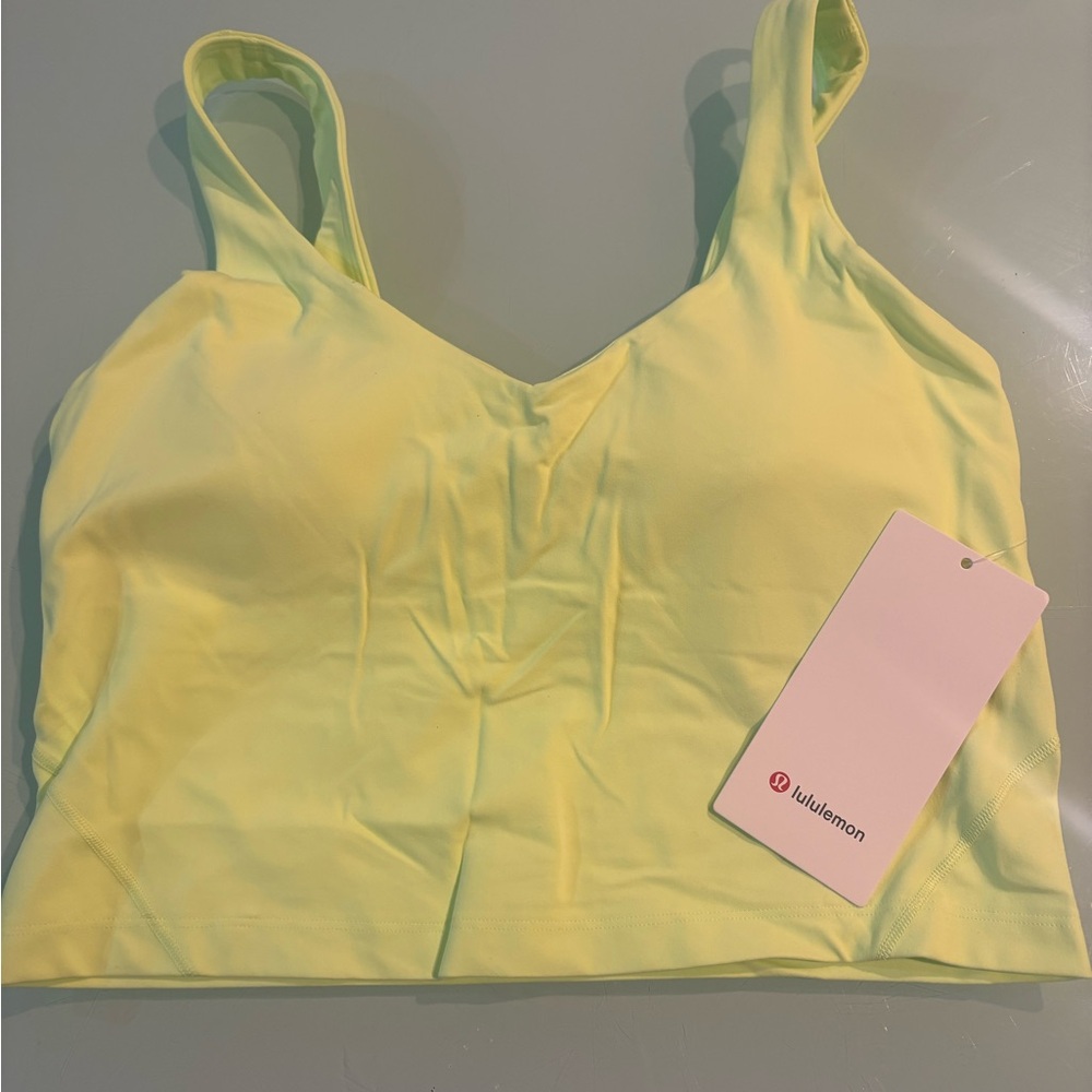 Lululemon Neon Yellow Sports Bra